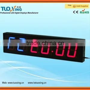 High Quality 4 Inch 6 Digit LED Digital Wall Clock Timer thumbnail-5