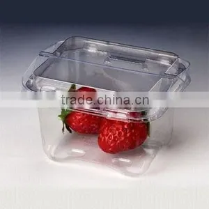 PET Plastic Transparent Boxes for Packing Strawberry thumbnail-1