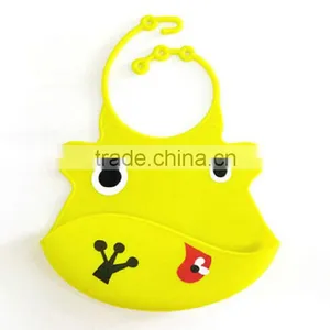 Waterproof Silicone Baby Feeding Drool Bibs thumbnail-1