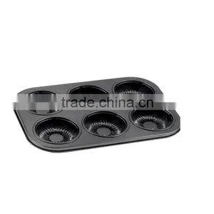 Bakeware Non-stick Cake Pans of 6 Cups Muffin Pan thumbnail-3