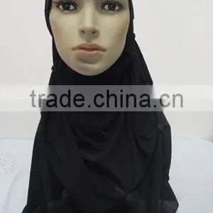 H293 Latest Muslim Hijab With Buttons,muslim Scarf thumbnail-4