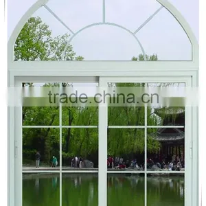 Arched Design Aluminum Sliding Window for Residence Made in Foshan thumbnail-1