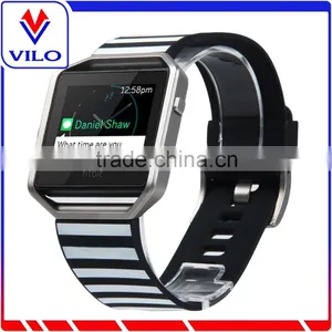 Soft Rubber Wrist Band Watch Strap For Fitbit Blaze, For Fitbit Blaze Silicone Wrist Strap thumbnail-1