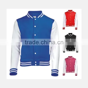 Wholesale Custom Mens Blank Satin Baseball Jackets thumbnail-5