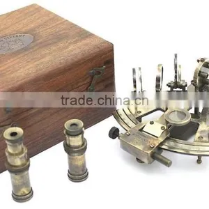Beautiful Vintage Nautical Brass Sextant -home Decor Sextant -gifted Sextant 1038 thumbnail-1