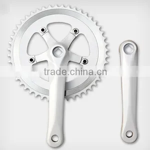 Steel and Alloy 42/52T Bicycle Chainwheel and Cranks thumbnail-4