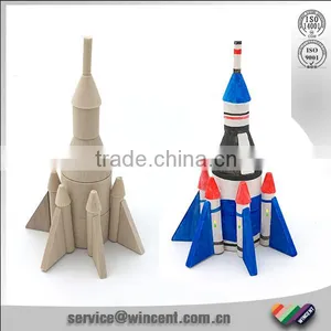 Solid Wood Kids 3D Rocket Puzzle thumbnail-1