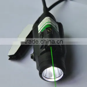Tactical 300 Lumen LED Light Plus Green Laser Sight for Gun thumbnail-2