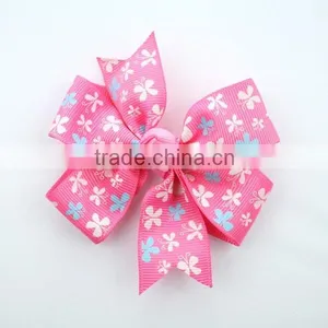 Sweet Butterfly Printed Ribbon Bow thumbnail-1