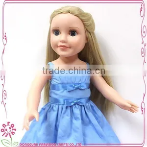 Factory Made Doll Clothes, China Doll Clothes, Doll Bule Dress thumbnail-5