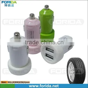 Fashion Tyre Shape 5V 3.1A Dual Port Promotional Usb Car Charger thumbnail-1