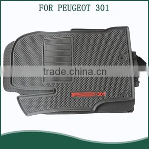 Rubber,PVC/Plastic Material and Full Set Type Car Foot Mat for Peugeot 301 thumbnail-1