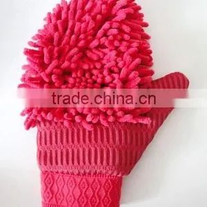 Chenille Microfiber Cleaning Mitt for Car Care thumbnail-6