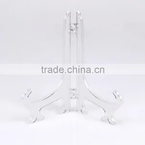 8"plastic Plate Stand, Clear Acrylic Plate Display Stand Quality Choice thumbnail-1