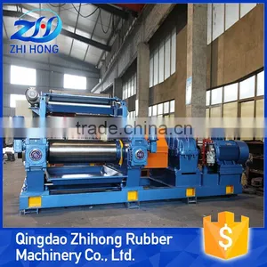 Two Roll Mixing Mill Machine/Silicon Rubber Two Roll Mill thumbnail-1