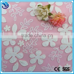 Sequin Net Embroiery Fabric Hand Embroidery Designs for Dress Embroidery Design thumbnail-1