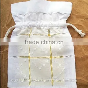 Cotton White Hand Made Lavender Bags With Lace thumbnail-2