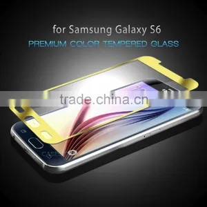 Wholesale China 9H Hardness Premium Tempered Glass Screen Protector for Samsung Galaxy S6 Color Tempered Glass Screen Protector thumbnail-3