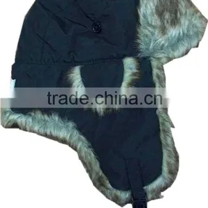 Nylon & Fake Fur Warm Hat Earflap Hat thumbnail-2