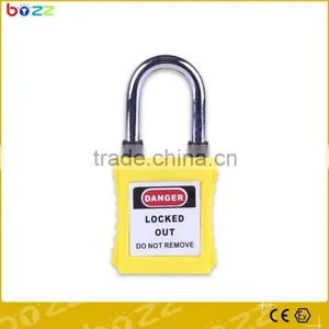 Steel Padlocks With Keys Steel Cable Padlock Waterproof Steel Lockout thumbnail-1