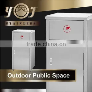 Professional Stainless Steel Product Large Garbage Bin thumbnail-6