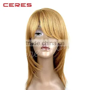Ceres Factory Wholesale Platinum Blond Hair Wig Virgin European Blonde Hair Wig thumbnail-4