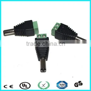 2.1*5.5mm dc Camera Power Connector Male dc Plug With Terminal Screws thumbnail-1