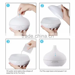 Can Be Timed Electric Colorful Personal Care Ultrasonic LED Aroma Diffuser 300ml thumbnail-6