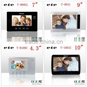 China ETE 10"tft-lcd 700tvline Video Door Phone Intercom Doorbell Video Surveillance Home Security Camera Monitor Night Vision thumbnail-5