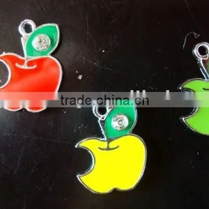 Apple Shape Jewelry Accessory Pendant Red,Yellow,Green Color thumbnail-1
