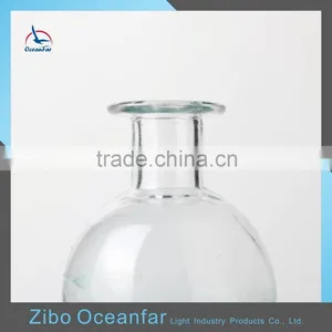 Best Selling Tall Large Color Glass Vase Recycled Frosted Cylinder Vases With Welt Top thumbnail-6