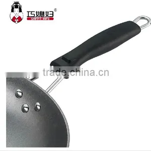 High Quality Non-stick Cast Iron Frying Wok thumbnail-4