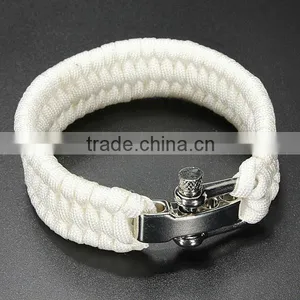 Metal ParaCord Survival Bracelet thumbnail-1