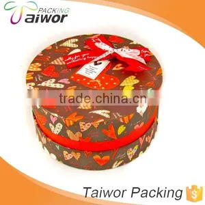 High Quality Red Color Recycled Round Tin Box Guangzhou thumbnail-3