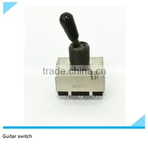 2016 Guitar Lever Switch Guitar Screw Guitar Toggle Switches Selector Black Bushing Switch thumbnail-2