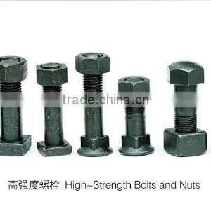 High Strength Track Bolt and Nut for Excavator thumbnail-1