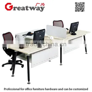 Modern Office Furniture Partner Desk for 2 People in Guangzhou thumbnail-1