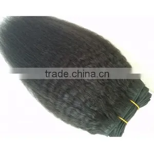 Afro Kinky Curl Hair Extensions Mongolian Synthetic Hair thumbnail-1