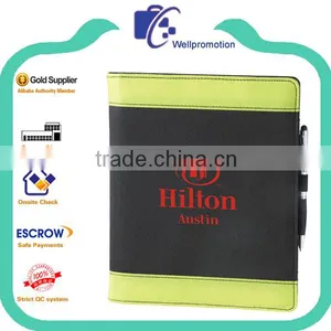 Travelling Polyester Fabric Padfolio With Pen Holder thumbnail-1