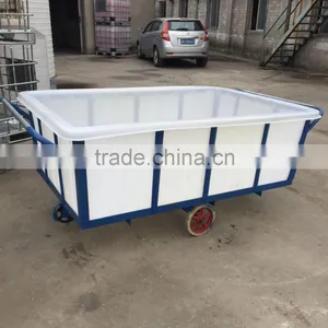 500L Used Plastic Laundry Carts With Wheels Made in China thumbnail-3