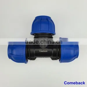EQUAL TEE Pipe Fittings for Compressed Air System thumbnail-2