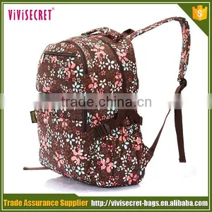 Purple European and American Style Fashion Women Hiking Backpack thumbnail-2