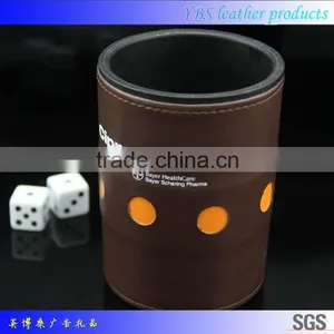 Fine Workmanship Genuine Leather Dice Cup for Bar thumbnail-2