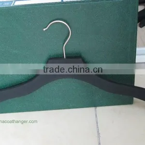Black Soft Touching Closet Hanger for Clothes With Turnable Hook for Keeping Coat Good Shape thumbnail-2