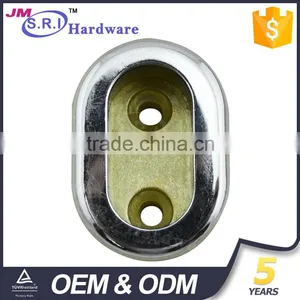 High End Zinc Alloy Oval Wardrobe Rail Support thumbnail-2