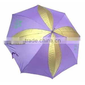 Golden Flower Straight Umbrella thumbnail-1