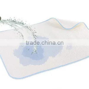 Trustworthy China Supplier Waterproof Three Small Monochrome Toweling Travel Changing Mat thumbnail-1