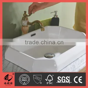 800MM Natual Marble Top Stainless Steel Bathroom Vanity T-6629 thumbnail-3