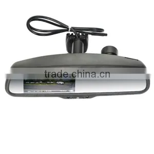 Safety Rear View Mirror Monitor 1080p Dvr Video Recorder 170 Degree Wide Lens Back up Camera With 2 Year Warranty thumbnail-1