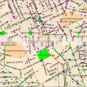 Saudi Arabia Digital Mapinfo Map ESRI Shp Format Map thumbnail-1